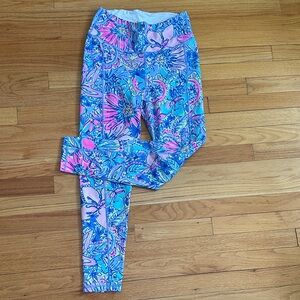 Lilly Pulitzer Pink and Blue women’s Leggings